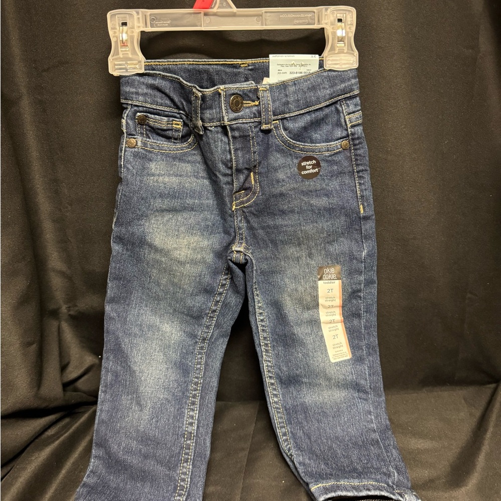 Kids 2T Okie Dokie Blue Denim Jeans-NWT